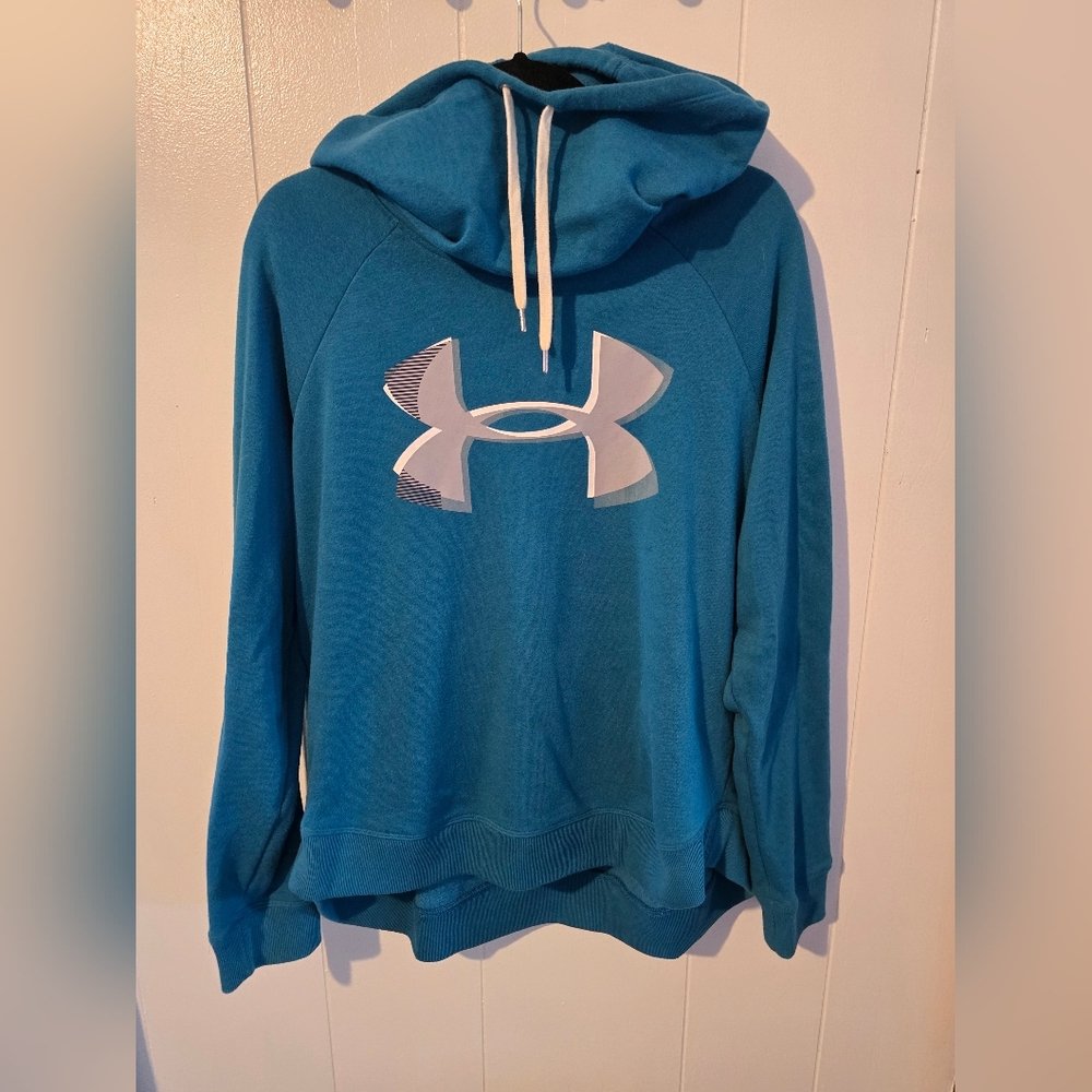Under Armour Cowl Neck Blue Hoodie